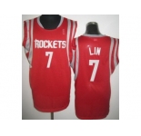 nba houston rockets #7 jeremy lin red[revolution 30]