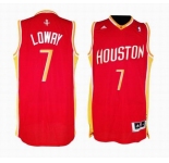 nba houston rockets #7 lowry red[2011 swingman revolution 30]