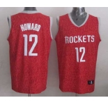 nba jerseys houston rockets #13 howard red leopard print[2014 new]