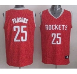 nba jerseys houston rockets #25 parsons red leopard print[2014 new]