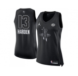 Women Nike Houston Rockets #13 James Harden Black NBA Jordan Swingman 2018 All-Star Game Jersey