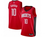 Women's Houston Rockets #10 Eric Gordon Swingman Red Finished Basketball Jersey - Icon Edition