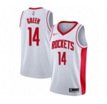 Women's Houston Rockets #14 Gerald Green Swingman White Finished Basketball Jersey - Association Edition