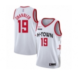 Women's Houston Rockets #19 Tyson Chandler Swingman White Basketball Jersey - 2019-20 City Edition