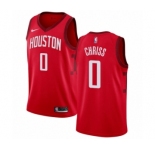 Women's Nike Houston Rockets #0 Marquese Chriss Red Swingman Jersey - Earned Edition