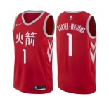 Women's Nike Houston Rockets #1 Michael Carter-Williams Swingman Red NBA Jersey - City Edition