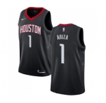 Women's Nike Houston Rockets #1 Trevor Ariza Swingman Black Alternate NBA Jersey Statement Edition