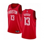 Women's Nike Houston Rockets #13 James Harden Red Swingman Jersey - Earned Edition