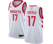 Women's Nike Houston Rockets #17 PJ Tucker Authentic White NBA Jersey - Association Edition