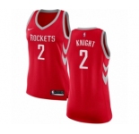 Women's Nike Houston Rockets #2 Brandon Knight Swingman Red NBA Jersey - Icon Edition