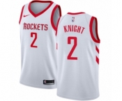 Women's Nike Houston Rockets #2 Brandon Knight Swingman White NBA Jersey - Association Edition