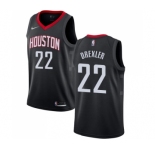 Women's Nike Houston Rockets #22 Clyde Drexler Swingman Black Alternate NBA Jersey Statement Edition
