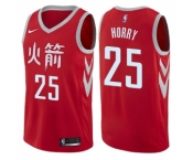 Women's Nike Houston Rockets #25 Robert Horry Swingman Red NBA Jersey - City Edition