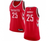 Women's Nike Houston Rockets #25 Robert Horry Swingman Red Road NBA Jersey - Icon Edition