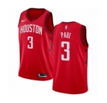 Women's Nike Houston Rockets #3 Chris Paul Red Swingman Jersey - Earned Edition