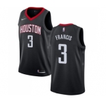 Women's Nike Houston Rockets #3 Steve Francis Swingman Black Alternate NBA Jersey Statement Edition