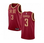 Women's Nike Houston Rockets #3 Steve Francis Swingman Red NBA Jersey - 2018-19 City Edition