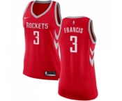 Women's Nike Houston Rockets #3 Steve Francis Swingman Red Road NBA Jersey - Icon Edition