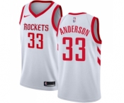 Women's Nike Houston Rockets #33 Ryan Anderson Swingman White Home NBA Jersey - Association Edition