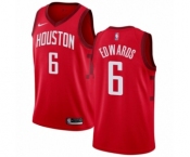 Women's Nike Houston Rockets #6 Vincent Edwards Red Swingman Jersey - Earned Edition