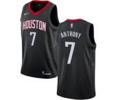 Women's Nike Houston Rockets #7 Carmelo Anthony Swingman Black NBA Jersey Statement Edition