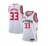 Youth Houston Rockets #33 Ryan Anderson Swingman White Basketball Jersey - 2019-20 City Edition