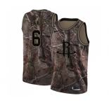 Youth Nike Houston Rockets #6 Tyler Ennis Swingman Camo Realtree Collection NBA Jersey