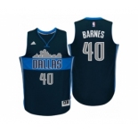 Men Dallas Mavericks #40 Harrison Barnes Cityscape Alternate Navy Swingman Jersey