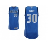 Men's Adidas Dallas Mavericks #30 Seth Curry Swingman Royal Blue Road NBA Jersey