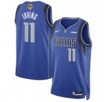 Men's Dallas Mavericks #11 Kyrie Irving Blue 2024 Finals Icon Edition Stitched Basketball Jersey