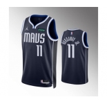 Men's Dallas Mavericks #11 Tim Hardaway Jr. Navy Statement Edition Stitched Basketball Jersey