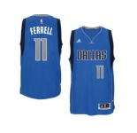 Men's Dallas Mavericks #11 Yogi Ferrell adidas Royal Blue Swingman climacool Jersey