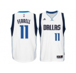 Men's Dallas Mavericks #11 Yogi Ferrell adidas White Swingman climacool Jersey