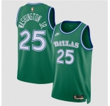 Men's Dallas Mavericks #25 P.J. Washington Green 2025 Classic Edition Stitched Basketball Jersey