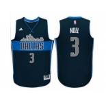 Men's Dallas Mavericks #3 Nerlens Noel adidas Navy Swingman Alternate Jersey
