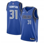 Men's Dallas Mavericks #31 Klay Thompson Blue 2024 Icon Edition Stitched Basketball Jersey