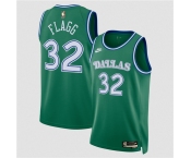 Men's Dallas Mavericks #32 Cooper Flagg Green 2025 Classic Edition Stitched Basketball Jersey