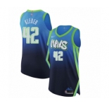Men's Dallas Mavericks #42 Maxi Kleber Authentic Blue Basketball Jersey - 2019-20 City Edition