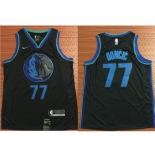 Nike Dallas Mavericks #77 Luka Doncic Black 2018-19 NBA Swingman City Edition Jersey