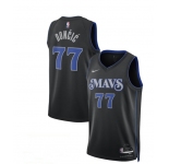 Nike Dallas Mavericks #77 Luka Doncic Black 2023-24 NBA Swingman City Edition Jersey