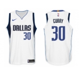 Nike NBA Dallas Mavericks #30 Seth Curry Jersey 2017-18 New Season White Jersey