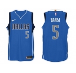 Nike NBA Dallas Mavericks #5 J.J. Barea Jersey 2017-18 New Season Blue Jersey