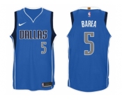 Nike NBA Dallas Mavericks #5 J.J. Barea Jersey 2017-18 New Season Blue Jersey