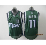nba dallas mavericks #11 barea green[2011 swingman revolution 30]