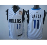 nba dallas mavericks #11 barea white[2011 champions]