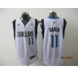 nba dallas mavericks #11 barea white[2011 swingman revolution 30]