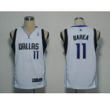 nba dallas mavericks #11 barea white