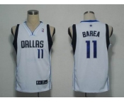 nba dallas mavericks #11 barea white
