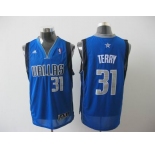 nba dallas mavericks #31 terry lt.blue[2011 swingman revolution 30 grey number]
