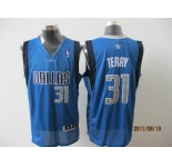 nba dallas mavericks #31 terry lt.blue[revolution 30 grey number]